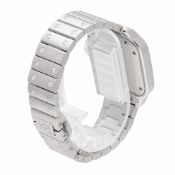 Cartier Santos Medium Size WSSA0029 White Dial Watch
